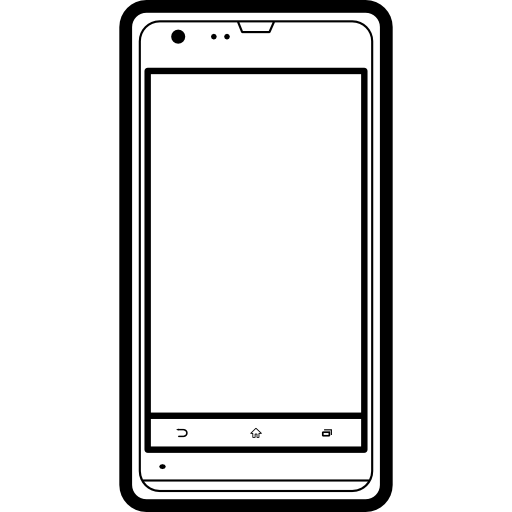 Mobile phone sony model outline